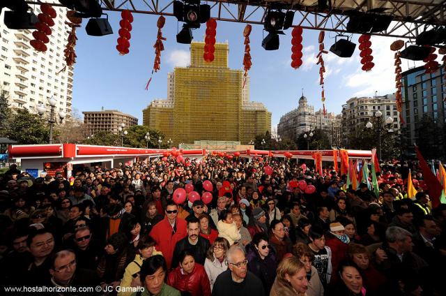 Fin de Año Chino Madrid. Plaza de España 0156